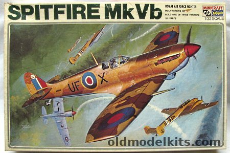 Hasegawa 1/32 Supermarine Spitfire Vb - RAF No. 601 Sq Sicily 1943 / No. 303 Kosciuszko Sq Spring 1942 / No. 145 Sq Helwan May 1942 (desert), 127 plastic model kit